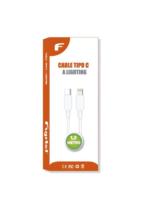 Cable De Datos Type-C Lightning Compatibilidad Carplay 1.2m-2