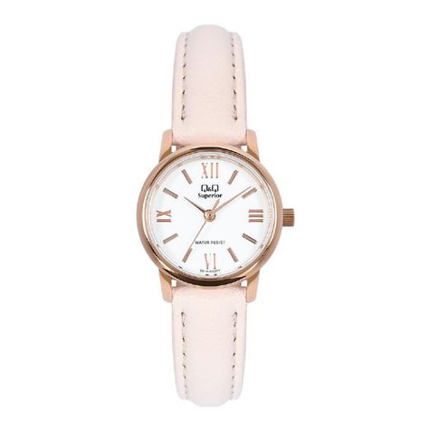 Reloj S01A-002PY Análogo Blanco Q&Q-0
