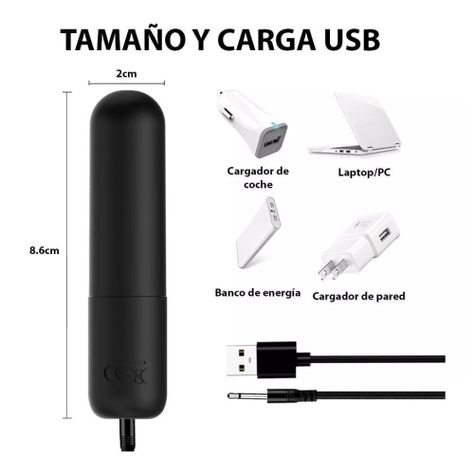 Vibrador Bullet Para Vagina/ Carga Usb-2