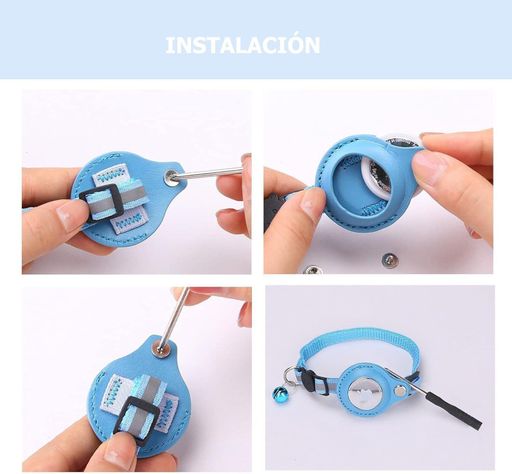 Collar Con Sonaja Para Gatos Airtag Antipérdida -5