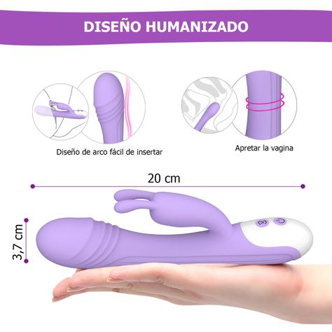 Vibrador Doble Con Estimulación De Clítoris-4