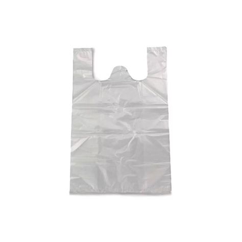 Bolsa Tipo Camiseta Plásticas 50x60cm Blanco 100U-0