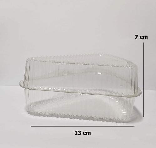 Envase Triangular Porta Torta 13x7cm /25 Unidades-1