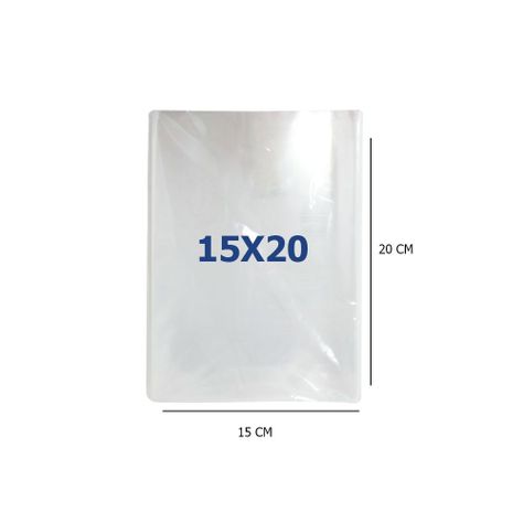 Bolsas Plástica Celofán Transparente 15x20 (200 Unidades)-1