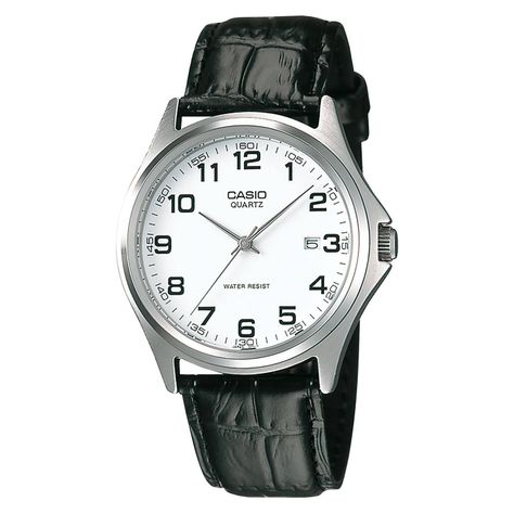 Reloj Mtp-1183e-7b Hombre Analogo Cuero CASIO-0