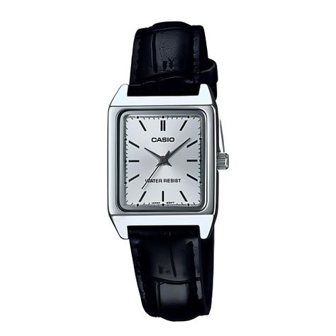 Reloj Ltp-V007l-7e1 Mujer Analogo Cuero C CASIO-0