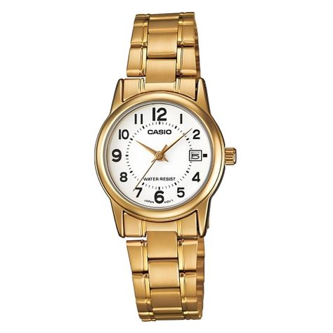 Reloj Ltp-V002g-7b Mujer Analogo Metal CASIO-0