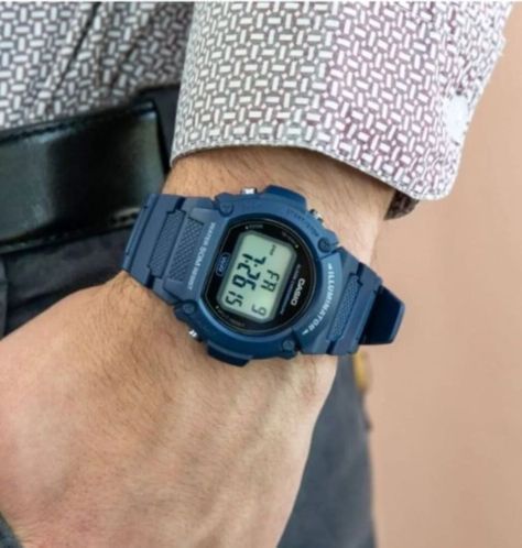 Reloj W-219h-2av Hombre Digital Resina CASIO.-3
