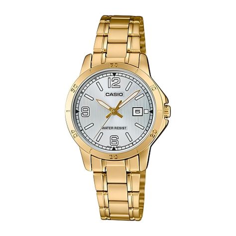 Reloj Ltp-V004g-7b2 Mujer Analogo Metal CASIO-0