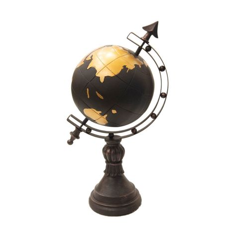 Globo Terráqueo Decorativo Gold-0