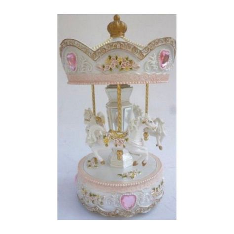 Carrusel Musical Modelo Caballos White-1