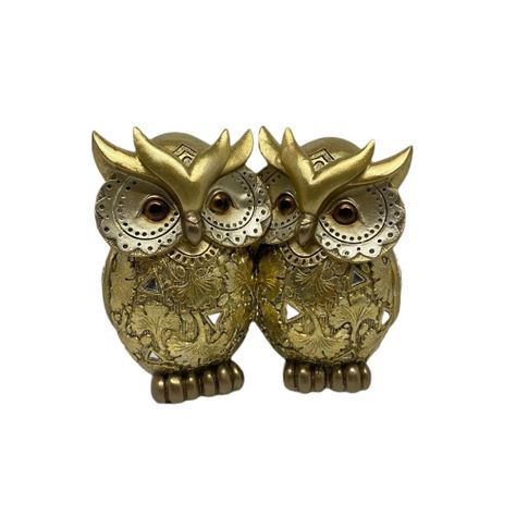 Figura Decorativa Pareja Búhos Daurat-0