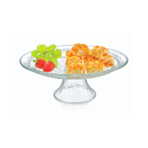 Plato de Servicio Ovalado con Pie-0