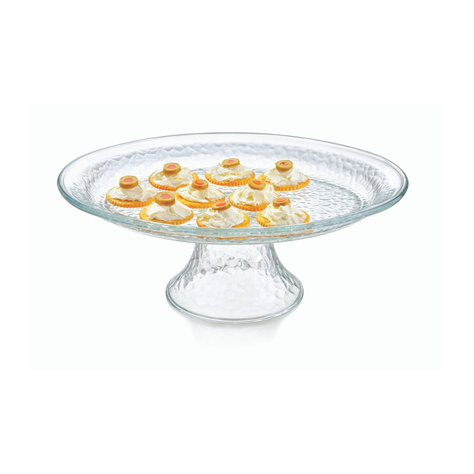 Plato de Servicio Ovalado con Pie-1