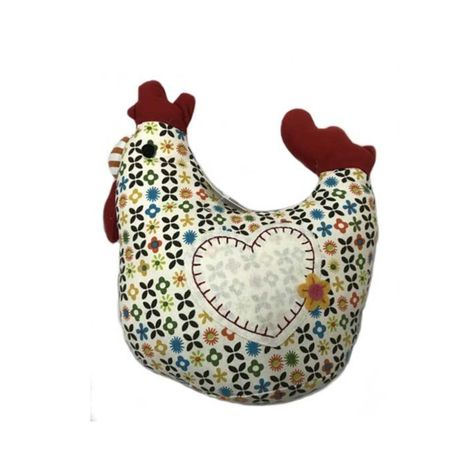 Sujeta Puerta Gallina Flores-0