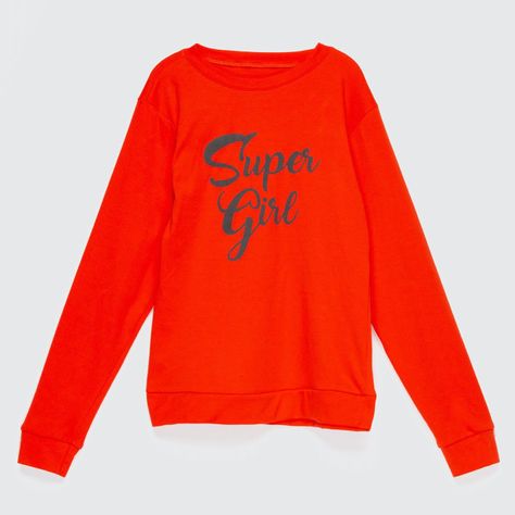 POLERA ROJA SUPER GIRL ALGODÓN PERUANO-0