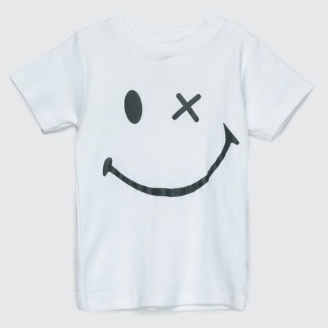 POLERA BLANCA SMILE ALGODÓN PERUANO-0
