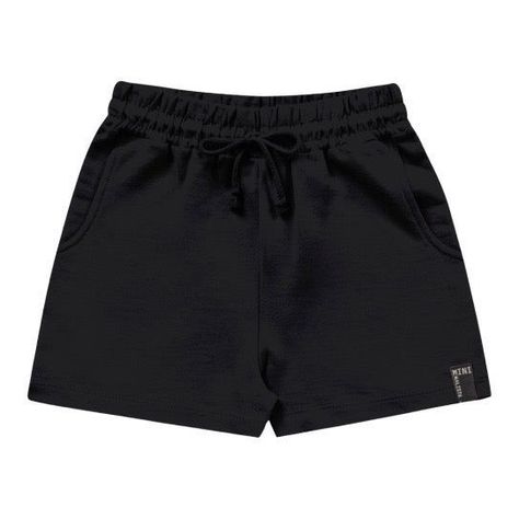 SHORT NEGRO ALGODÓN-0
