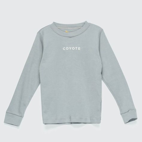 POLERA GRIS COYOTE BLANCO ALGODÓN PERUANO-0