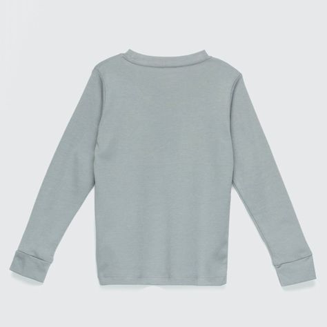 POLERA GRIS COYOTE BLANCO ALGODÓN PERUANO-1