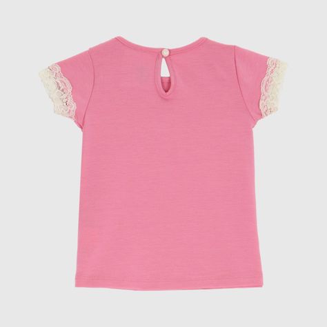 POLERA ROSA ENCAJE ALGODÓN PERUANO-1