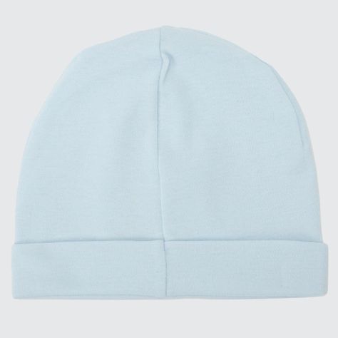 GORRO CELESTE BEBÉ ALGODÓN PERUANO-0