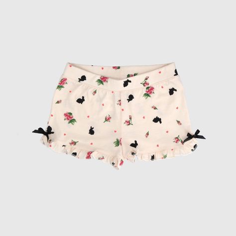 SHORT BEIGE CON VUELOS ALGODÓN PERUANO-0