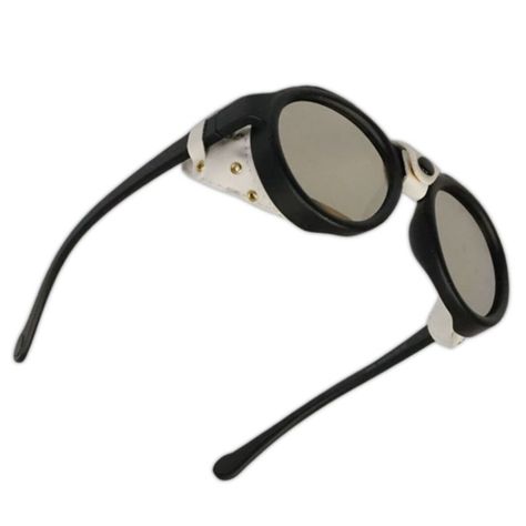 Lentes steampunk white snow + estuche MY03-3