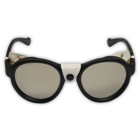 Lentes steampunk white snow + estuche MY03-6