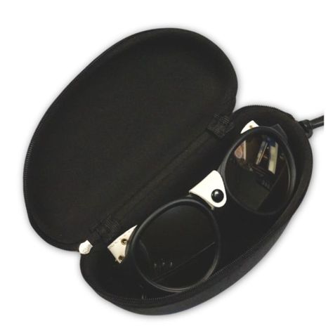 Lentes steampunk white snow + estuche MY03-7