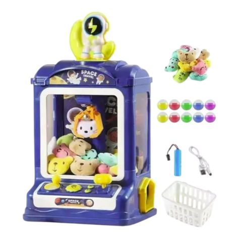 MAQUINA SACA PELUCHE GARRA KAWAIi atrapa NC26-1