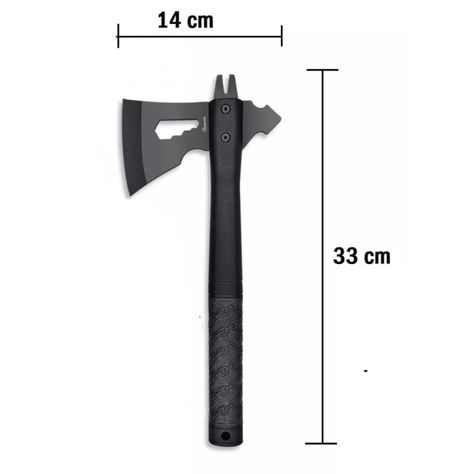  HACHA BLACK TOMAHAWK EAGLE SIOUX Y FUNDA AI95-3