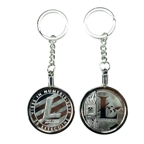 Llavero Litecoin Silver Exclusivo De Lujo. Aj51-1