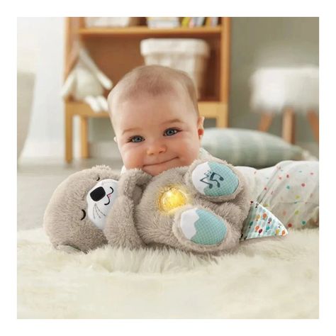 PELUCHE NUTRIA APEGO RESPIRA LUMINOSO MUSICAL RELAJANTE NC44-7