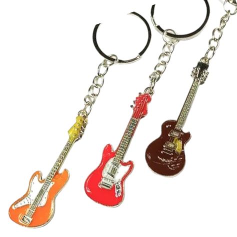 Llavero Guitarra Electrica combo 3 Colores Ag95-2