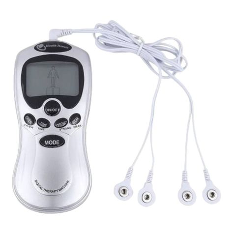 ELECTRO FÍSICO ELECTRO ESTIMULADOR MASAJEADOR TENS 4 PARCHES AM96-0