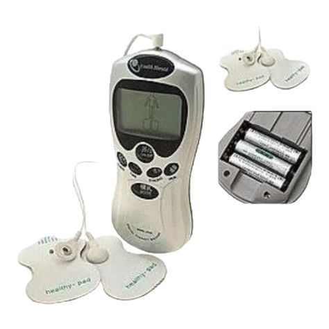 ELECTRO FÍSICO ELECTRO ESTIMULADOR MASAJEADOR TENS 4 PARCHES AM96-4