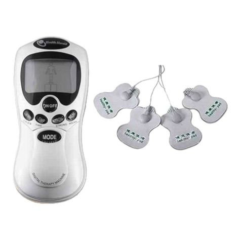 ELECTRO FÍSICO ELECTRO ESTIMULADOR MASAJEADOR TENS 4 PARCHES AM96-1