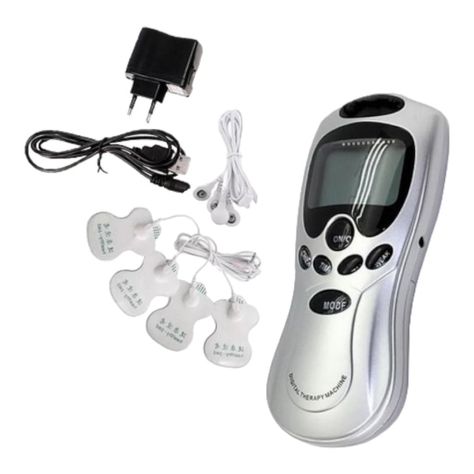 ELECTRO FÍSICO ELECTRO ESTIMULADOR MASAJEADOR TENS 4 PARCHES AM96-3