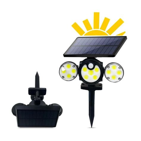 FOCO SOLAR ESTACA PANEL 78 COB MX47-1