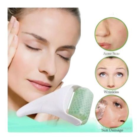 RODILLO MASAJE FACIAL GEL FRÍO ICE ROLLER AK92-4