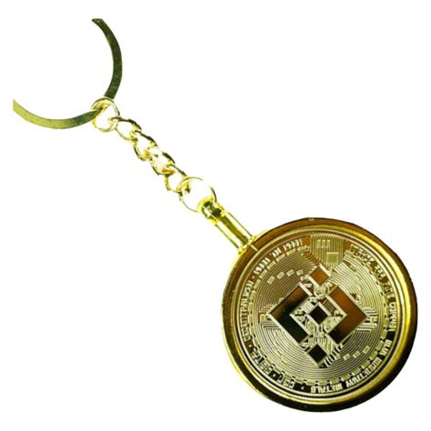 Llavero Binance Gold De Lujo. Aj20-1