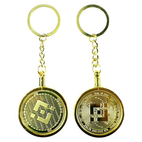 Llavero Binance Gold De Lujo. Aj20-2