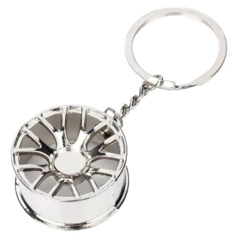 Llavero  Rin Auto Deportivo Plateado Ab82-2