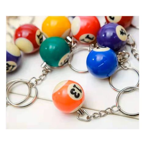 SET 16 LLAVEROS POOL BILLA COMBO CAJA PACK NC16-3