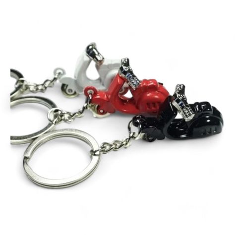 Llavero Moto Vespa Gira Volante Y Ruedas An19-2