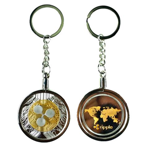 Llavero Ripple Bimetal de Lujo Aj44-2