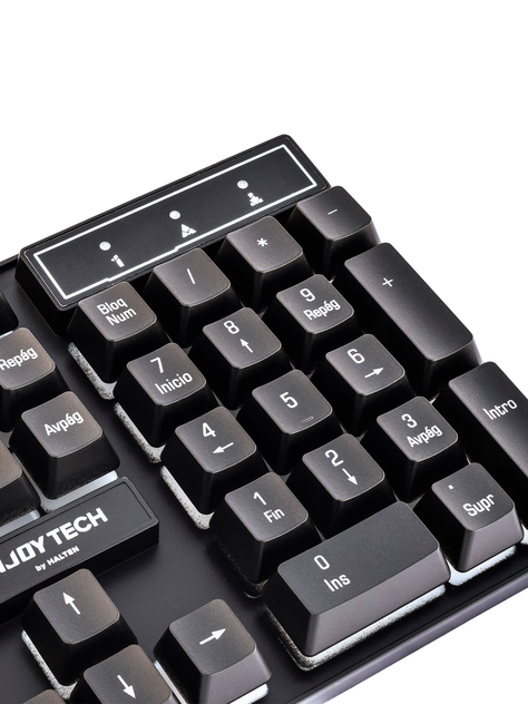 Teclado Gamer Njoytech con Retroiluminación RGB-5