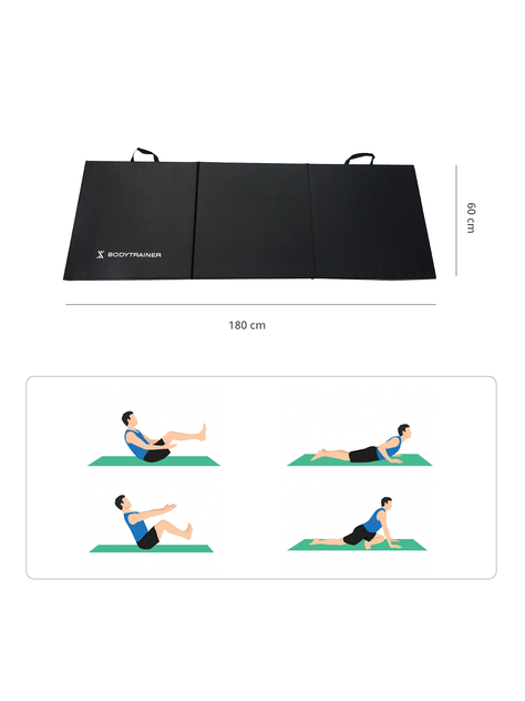 Colchoneta de Ejercicios Bodytrainer Plegable con Manijas-2