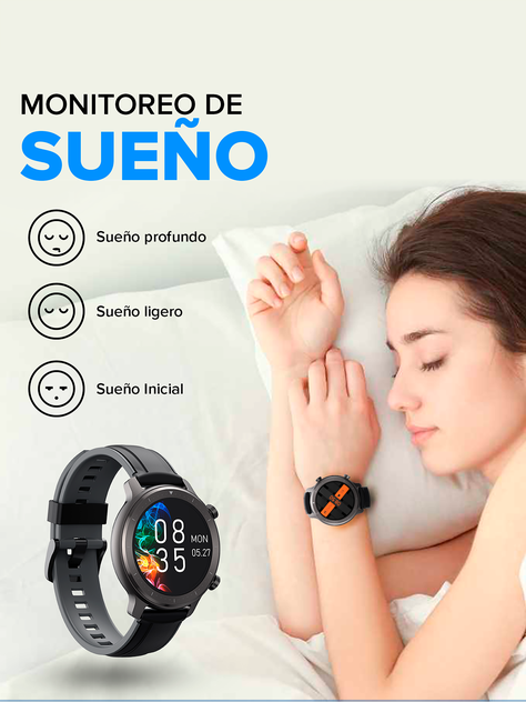 Smartwatch NjoyTech 11 Modos Waterproof Negro-3